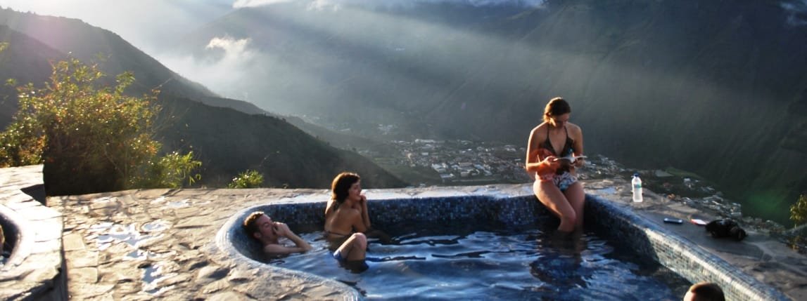 Hoteles en Baños 2 Hotel Luna Volcan in Banos - Ecuador